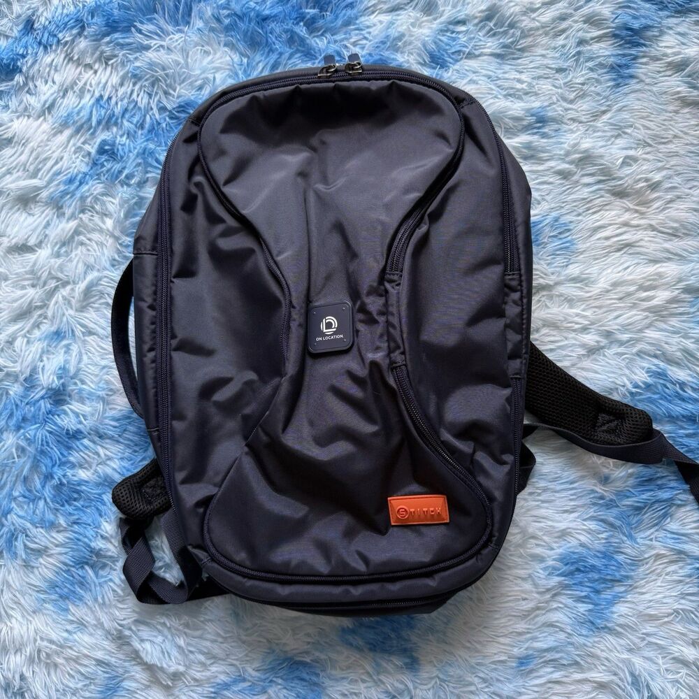 Stitch Golf On Location Navy Blue Backpack Nylon 19x13x4 Travel Golf Bag